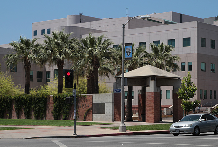 Westwood Avenue entrance to UCLA