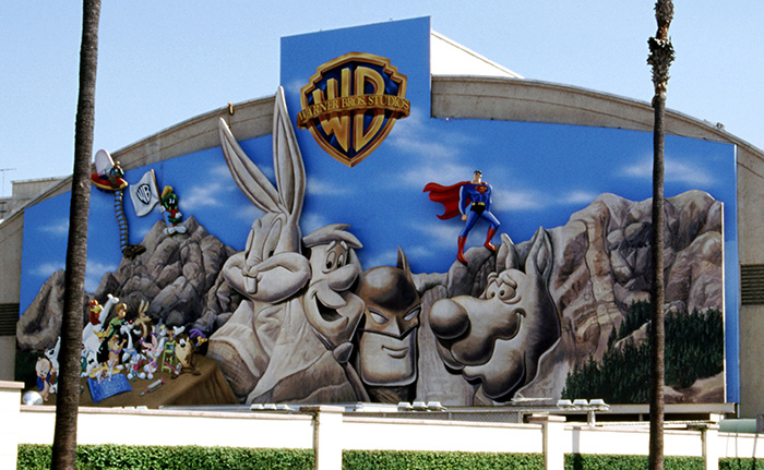 Warner Brothers Studio mural