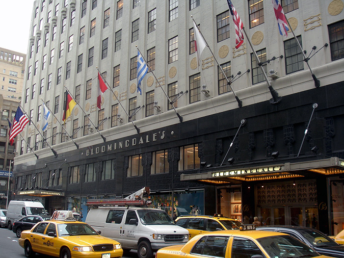 Bloomingdales at 59th Street and Lexington Avenue