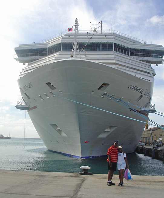 Cruise ship ported in Bridgetown, Barbados Transportation