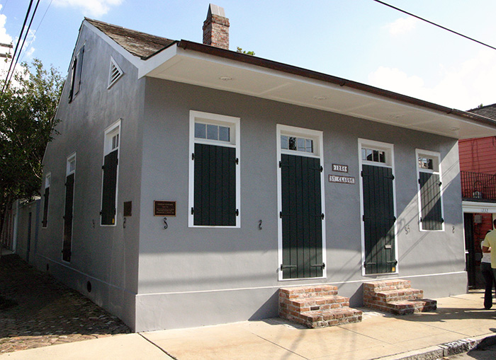 Creole-style house in Treme
