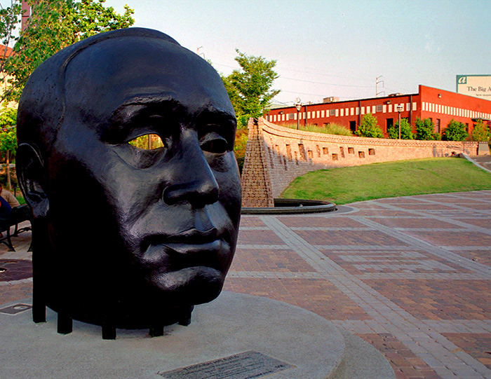 Through His Eyes Monument on Auburn Avenue