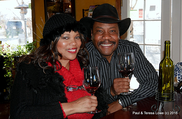 Teresa & Paul Lowe at Maison la Belle Vie Winery