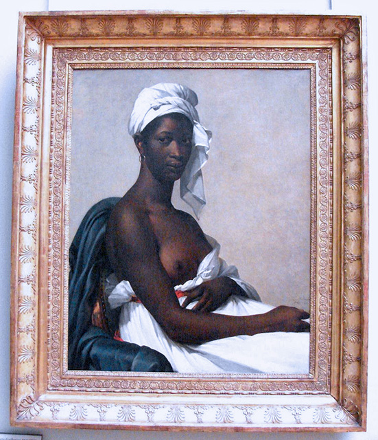 Portrait of a Negress by Marie-Guilhelmine Benoist, Black Images at The Louvre