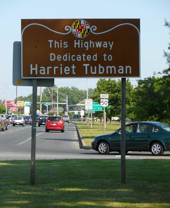 Harriet Tubman Byway sign