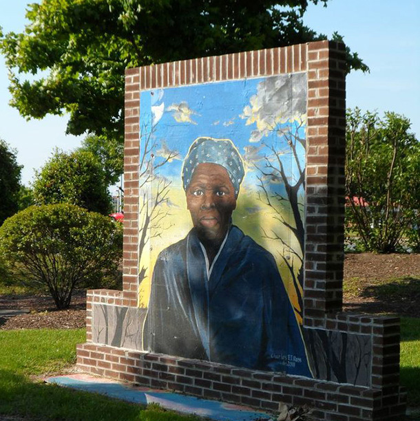 Harriet Tubman portrait sign
