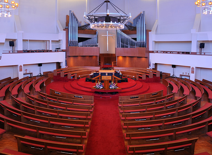 Philadelphia Places of Worship, Zion Baptist sanctuary