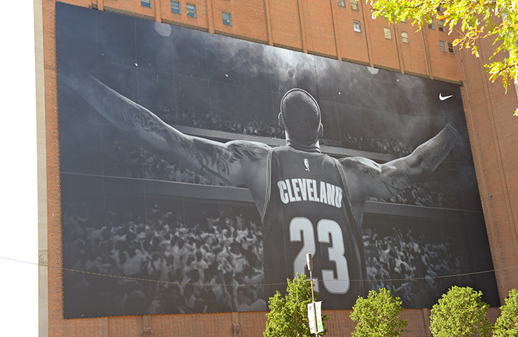 LeBron James returned to Cleveland