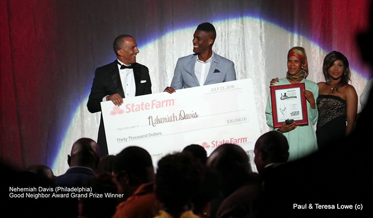Nehemiah Davis wins Hoodie Award