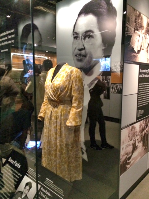Rosa Parks dress at NMAAHC