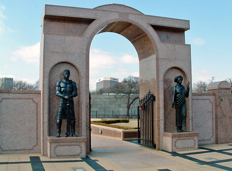 Freedman's Cemetery gate, Dallas Historic Sites