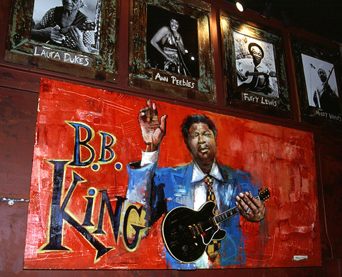 B.B. King Blues Club guitar, Memphis Restaurants