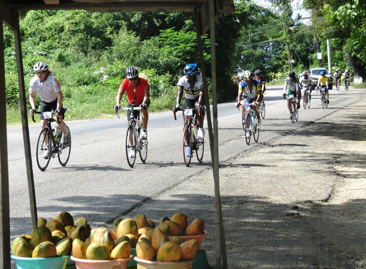 Fruit stop, Jamaica Reggae Ride