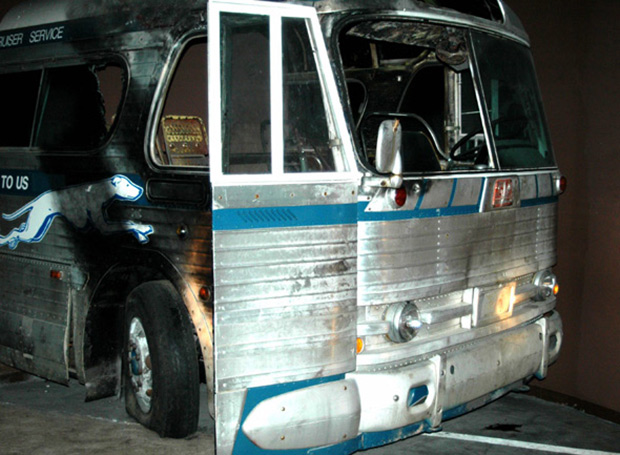 Burned-out bus, Birmingham History