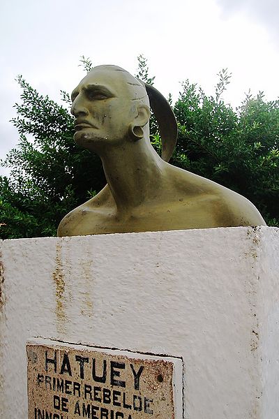 Taino leader Hatuey monument