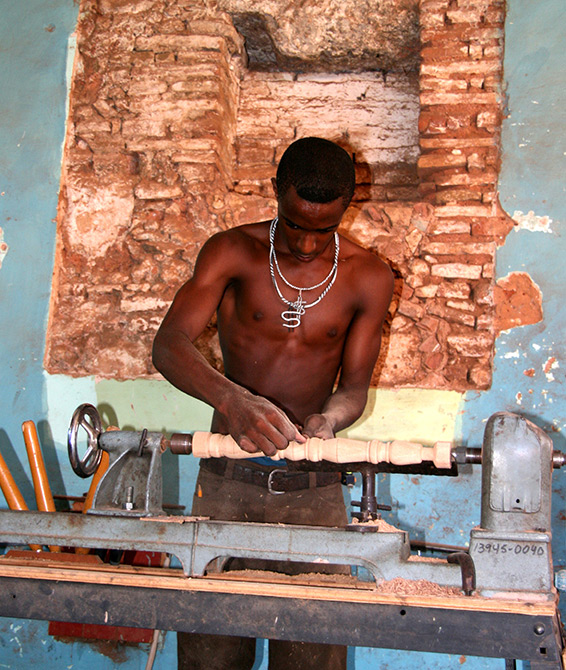 A factory furniture craftsman, Trinidad