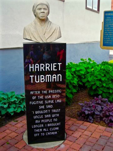 Harriet Tubman at St. Catharines, Ontario