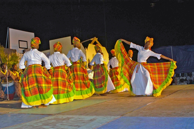 Dance team in Trinidad