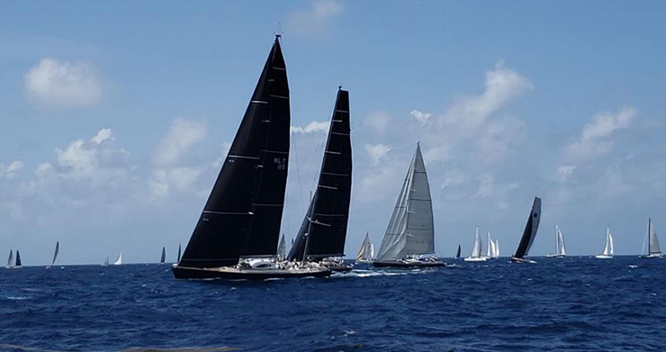 Sailing Regatta off Antigua