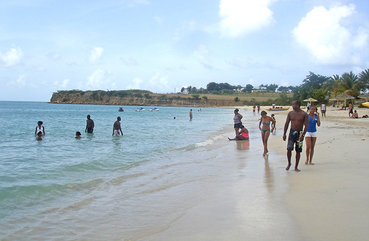 Locals on Antigua Beaches