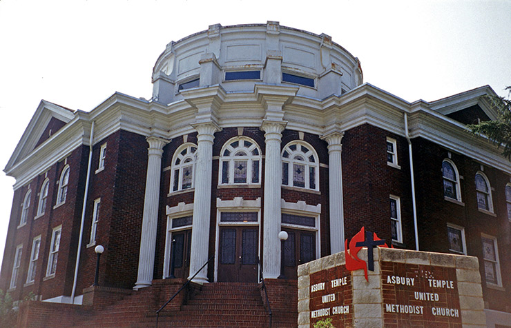 Asbury Temple United Methodist Church, Durham Civil Rights Movement