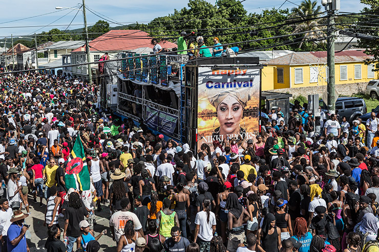St. Thomas Carnival crowd