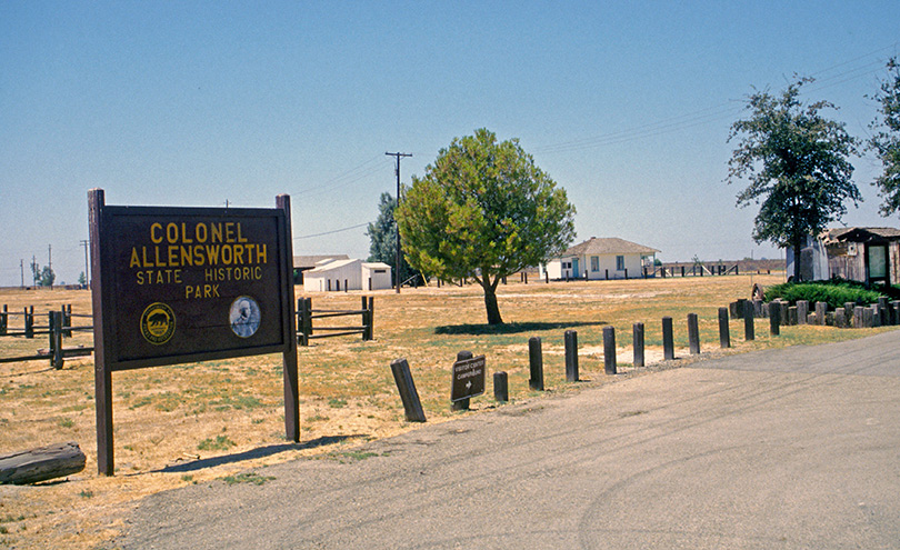 Entrance to Allensworth, Black Towns