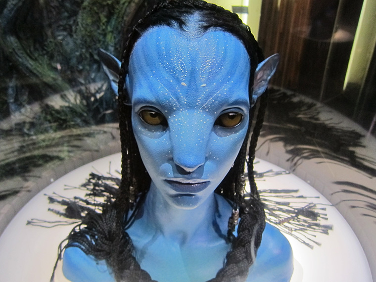 Neyteri from touring Avatar exhibit at the Museum of Pop Culture