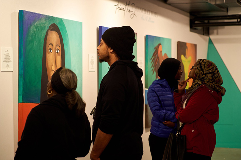 Art exhibit at Northwest African American Museum