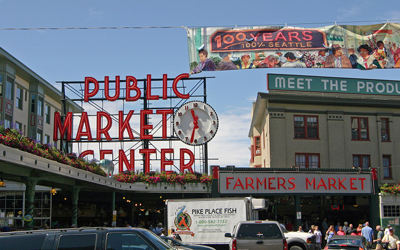 Pike Place Farmers Market & Seafood Market, Seattle General Attractions