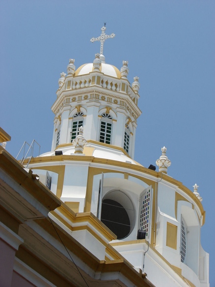 The dome of Immaculate Conception Cathedral