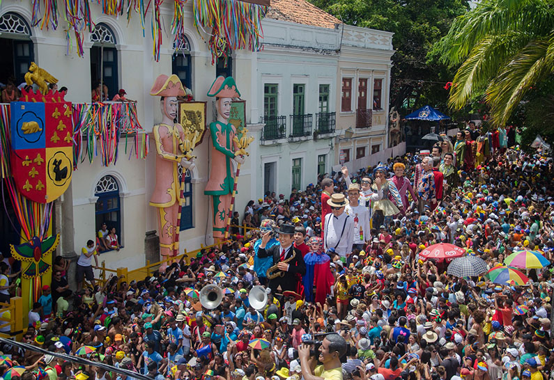 The free Carnival in Olinda