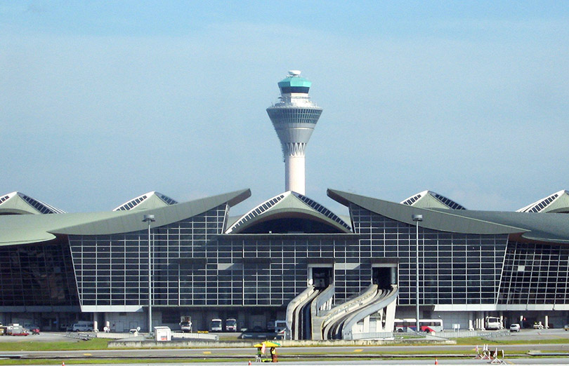KLIA Airport Tower in Kuala Lumpur Transportation