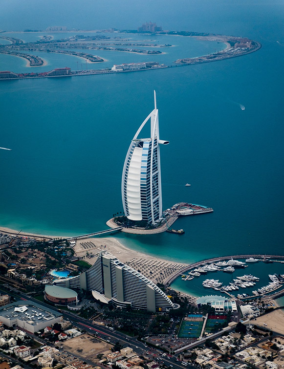 Burj Al Arab Hotel - World's only 7 Star Hotel - - Dubai, UAE