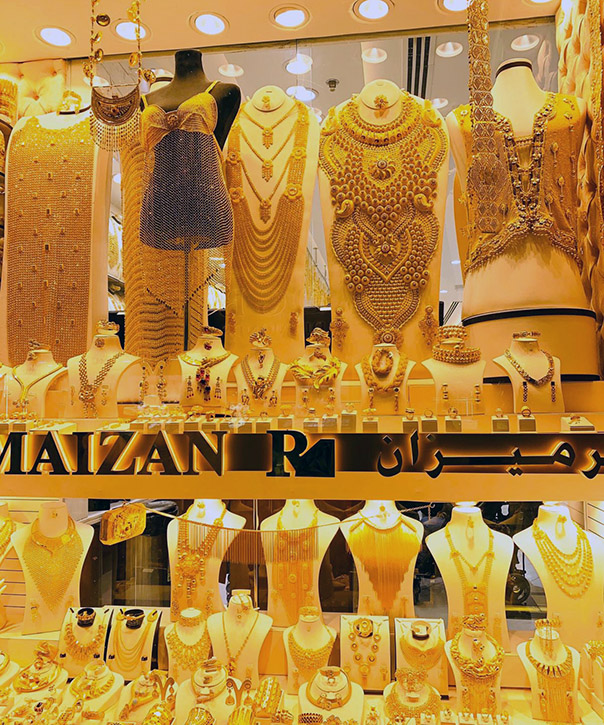 Maizan at the Gold Souk in Dubai