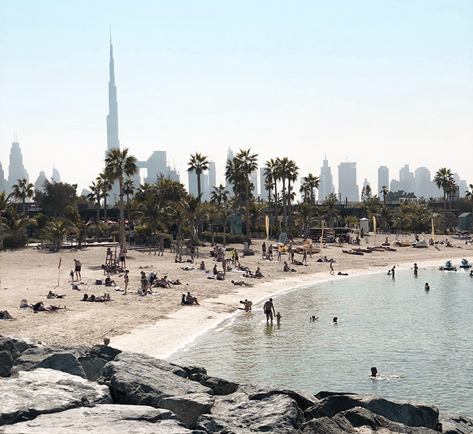 La Mer Beach in Dubai