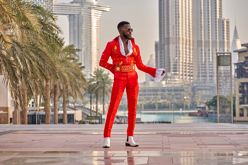 Model shoot in Dubai