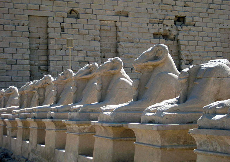 Avenue of the Sphinxes in Luxor