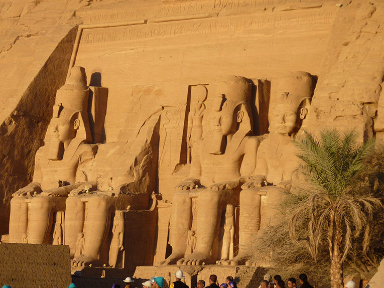 Ramesses II Sunrisefest each February 22nd at Abu Simbel