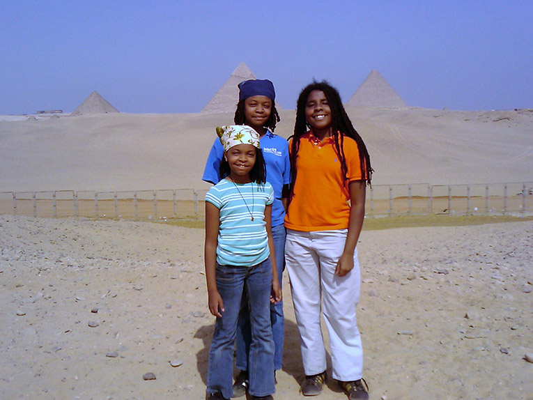Archie Family visiting Giza