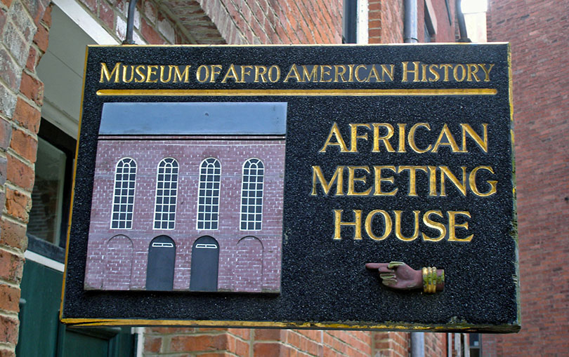 The Sign at African Meeting House, Boston